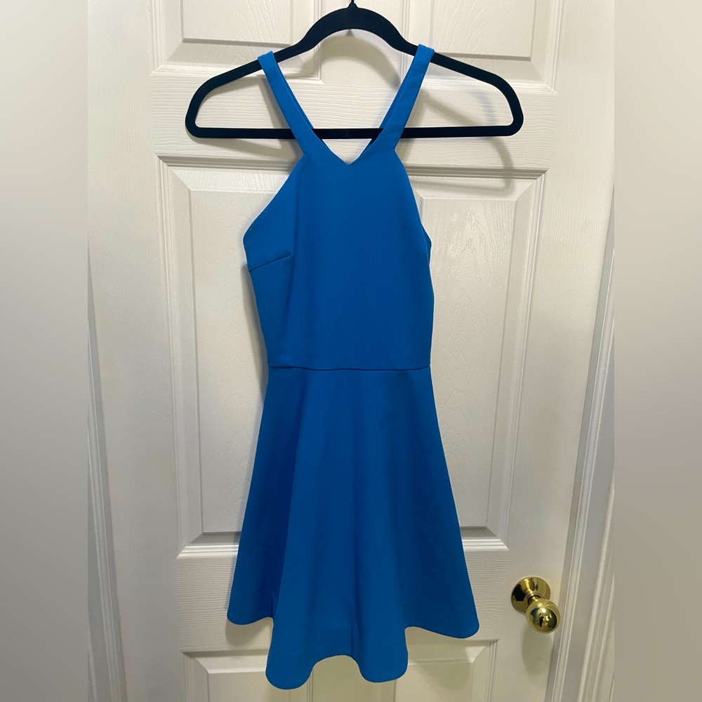 Elizabeth and James Blue Dress